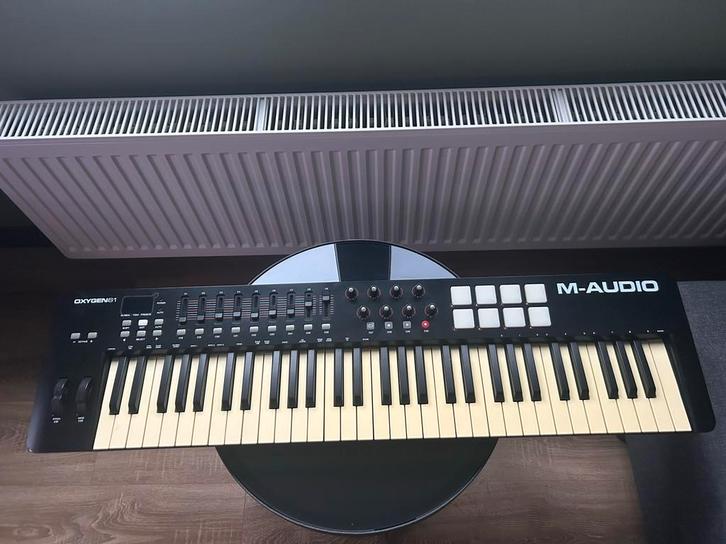 M-Audio oxygen61 + Ableton, Muziek en Instrumenten, Keyboards, Zo goed als nieuw, Ophalen
