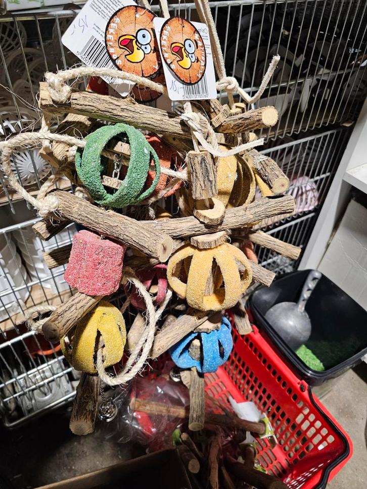 Koraal Bal+Hout Puzzle 40cm BT3024 - Vogel Speelgoed, Dieren en Toebehoren, Vogels | Toebehoren, Ophalen