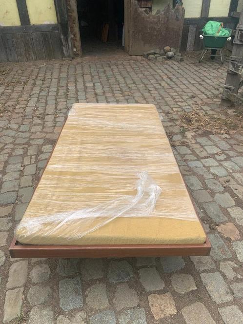 Vintage daybed – jaren 60 – strak design, Huis en Inrichting, Zetels | Zetels en Chaises Longues, Gebruikt, Stof, Ophalen