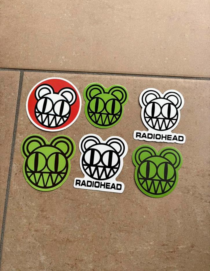 Radiohead stickers, Verzamelen, Stickers, Nieuw, Ophalen of Verzenden