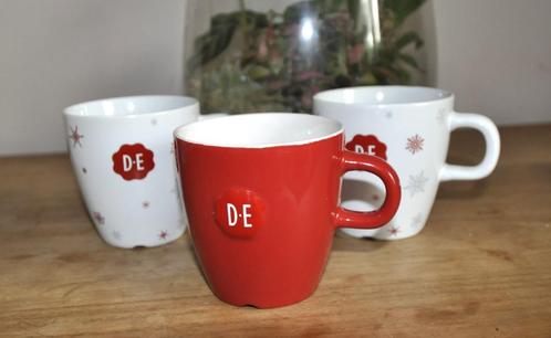 Lot 3 tasses/mugs café/thé  Douwe Egbert neuves, Maison & Meubles, Cuisine | Vaisselle, Neuf, Tasse(s) et/ou soucoupe(s), Céramique