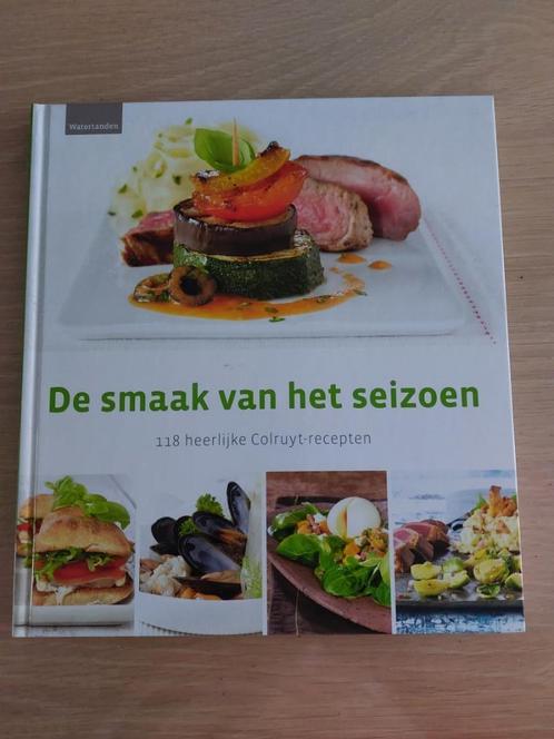 Colruyt - Watertanden - De smaak van het seizoen, Livres, Livres de cuisine, Neuf, Entrées et Soupes, Plat principal, Gâteau, Tarte, Pâtisserie et Desserts