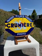 Crumière oud origineel emaille reclamebord, Ophalen of Verzenden, Gebruikt, Reclamebord