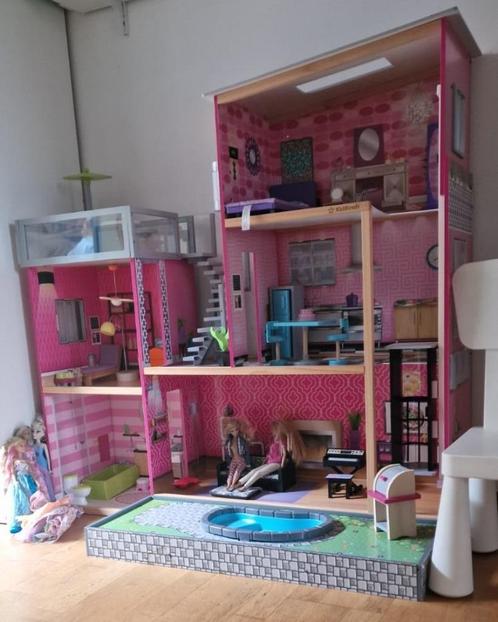 maison poupées, Kinderen en Baby's, Speelgoed | Poppenhuizen, Zo goed als nieuw, Poppenhuis, Ophalen of Verzenden