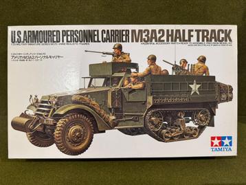 Tamiya 1/35 35700 US M3A2 Personnel half track  + Eduard PE beschikbaar voor biedingen