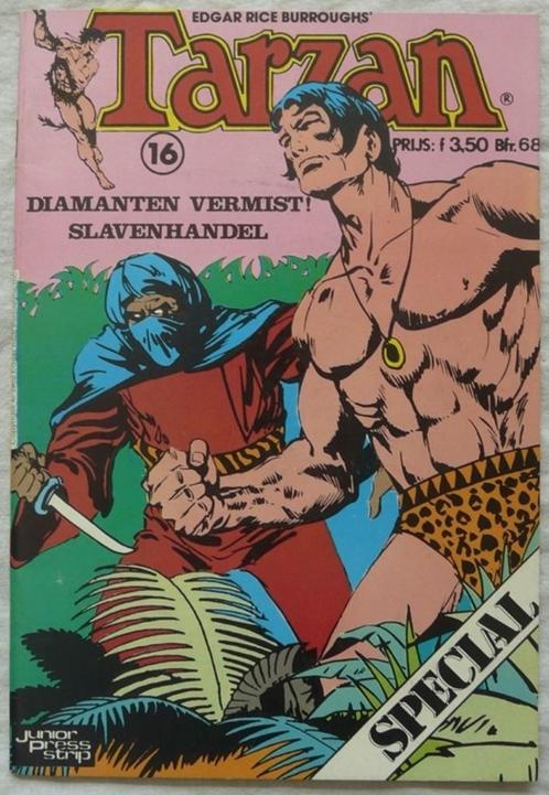 Strip Comic, Tarzan, SPECIAL Nr.16, Junior Press, 1982.(1), Boeken, Strips | Comics, Gelezen, Eén comic, Europa, Ophalen of Verzenden