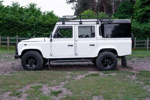 Zeer mooie Land Rover Defender 110 2.2 TD4 SE DCPU, Auto's, Land Rover, Particulier, 4x4, Achteruitrijcamera, Airconditioning