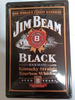 Reclamebord van Jim Beam Whiskey in Reliëf- (20x30cm), Ophalen of Verzenden, Nieuw, Reclamebord