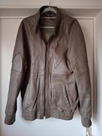 lederen jas, Ophalen, Zo goed als nieuw, Maat 48/50 (M), Bruin