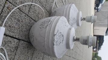 Stenen nieuwe lampen potten (excl. lamp kappen en lampen) beschikbaar voor biedingen