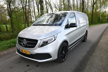 Mercedes-benz Vito 114 CDI Lang *Cruise *Camera *Airco *Led, Auto's, Mercedes-Benz, Stof, Zwart, 4 cilinders, Bedrijf