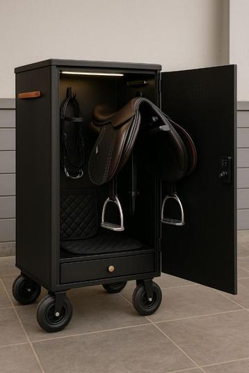 NIEUW: Luxe Mini Zadelkast – Mobiel, Lichtgewicht & Stijl beschikbaar voor biedingen