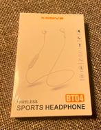 Wireless sports headphone - nog in verpakking - wit, Comme neuf, Enlèvement ou Envoi