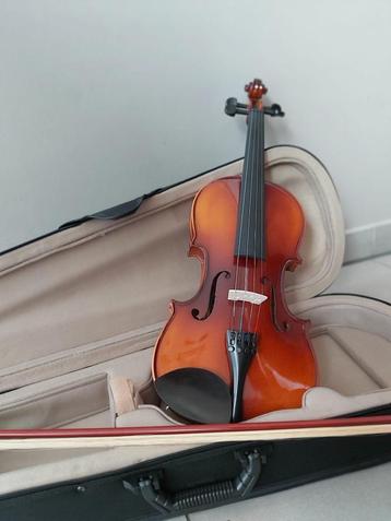 Degelijke viool voor muziekschool (incl koffer en boog) beschikbaar voor biedingen