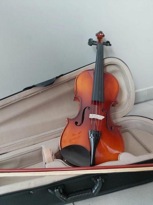 Degelijke viool voor muziekschool (incl koffer en boog), Muziek en Instrumenten, Strijkinstrumenten | Violen en Altviolen, Nieuw