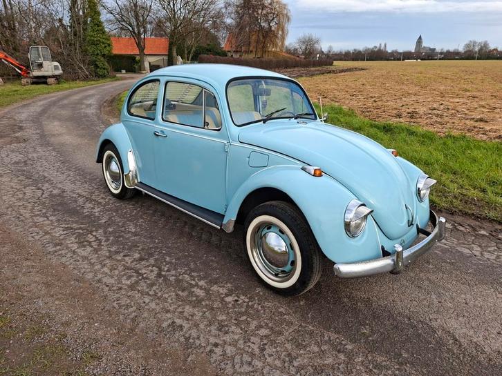 Vw spaarkever, Auto's, Oldtimers, Bedrijf, Volkswagen, Benzine, 2 deurs, Handgeschakeld, Blauw, Ophalen