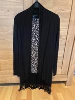 Set: zwarte vest + Tijgerprint blouse S, Kleding | Dames, Ophalen of Verzenden, Zo goed als nieuw, Maat 36 (S)