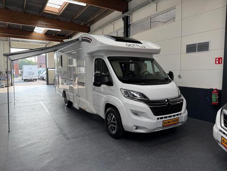 Opendeurdagen 18 en 19 okt!! Citroën Jumper Giottiline PLA, Caravans en Kamperen, Mobilhomes, Bedrijf, tot en met 4, Half-integraal