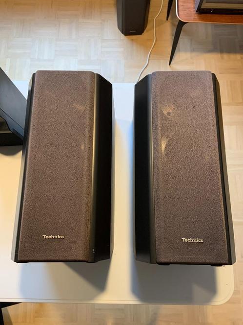Technics SB-CA1060 luidsprekers, Audio, Tv en Foto, Luidsprekerboxen, Gebruikt, Front, Rear of Stereo speakers, 120 watt of meer