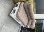 Pallet lounge met kussens en wielen, Ophalen, Gebruikt, Loungeset, Bank