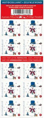BPost - Kerst BE - 10 postzegels tarief 1 - Verzending Belgi, Postzegels en Munten, Postzegels | Europa | België, Ophalen of Verzenden