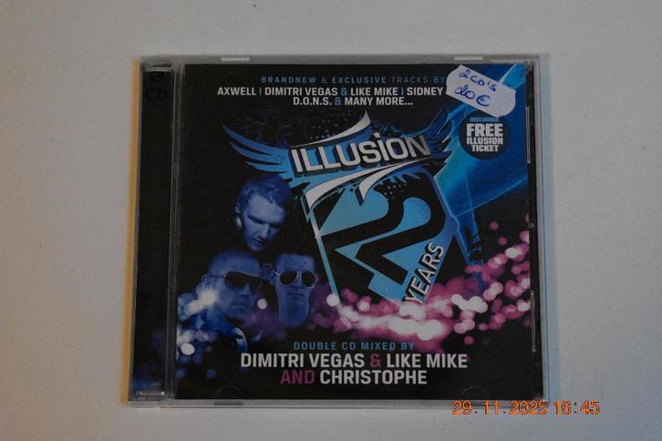 3 cd's : "Illusion", CD & DVD, CD | Dance & House, Utilisé, Enlèvement ou Envoi
