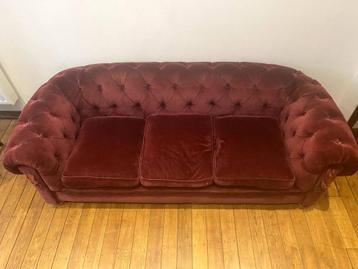 Zetel velvet vintage beschikbaar voor biedingen