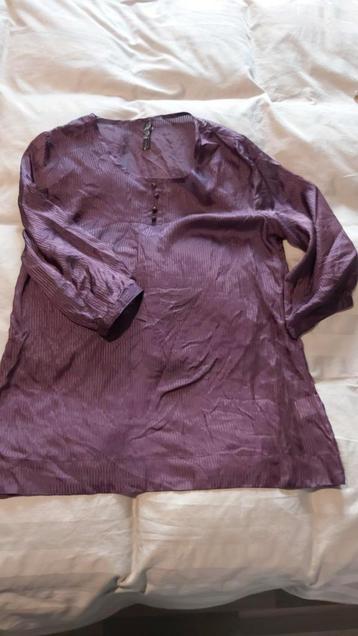 Blouse 100 % soie, taille L