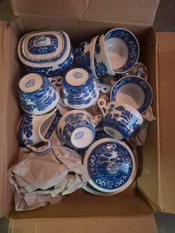 Service à café Copeland bleu, Enlèvement