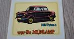 F: sticker wsv wandelclub De Mijnlamp NSU Prinz 1 oldtimer, Ophalen of Verzenden, Zo goed als nieuw, Auto of Motor