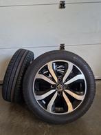Citroen C1 Lichtmetalen velgen met continental banden, Auto-onderdelen, Ophalen, 15 inch, Banden en Velgen, Zomerbanden