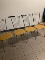 4 vintage keukenstoelen, Huis en Inrichting, Stoelen, Ophalen, Zo goed als nieuw