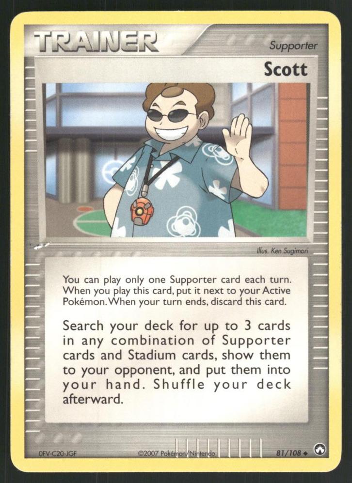 Scott 81/108 - Power Keepers (EX), Hobby en Vrije tijd, Verzamelkaartspellen | Pokémon, Gebruikt, Verzenden