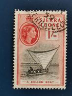 Sierra Leone 1956 - voilier, Timbres & Monnaies, Timbres | Afrique, Affranchi, Enlèvement ou Envoi, Autres pays