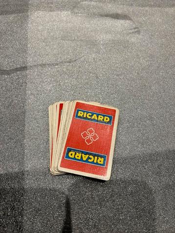 Ancien jeu de cartes Ricard