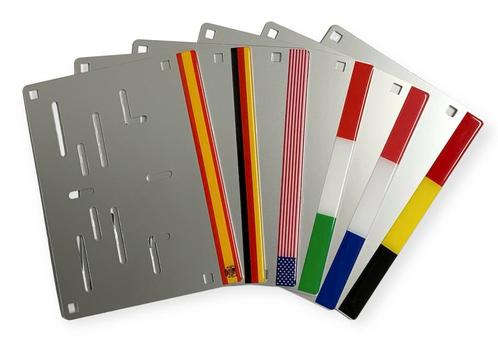 Support-plaque moto avec drapeau, Motoren, Tuning en Styling, Ophalen of Verzenden