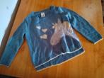 Trui met eenhoorn en hartjes C&A Palomino blauw maat 104, Gebruikt, C&A, Meisje, Trui of Vest