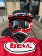 Prachtige BELL crosshelm met crossbril, Motoren, M, Tweedehands, Ophalen, Overige merken