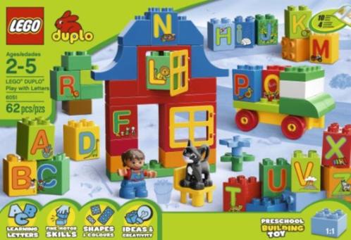 Duplo 6051 Spelen met letters, Enfants & Bébés, Jouets | Duplo & Lego, Utilisé, Duplo, Ensemble complet, Enlèvement ou Envoi