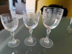 Glasservies (Kristal), Huis en Inrichting, Keuken | Servies, Ophalen, Glas of Glazen, Gebruikt, Glas