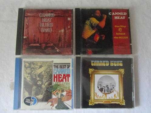 Set van 4 cd's met Canned Heat, Cd's en Dvd's, Cd's | Jazz en Blues, Zo goed als nieuw, Blues, Ophalen