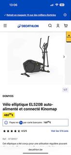 DOMYOS Vélo elliptique EL520B auto-alimenté et connecté, Sport en Fitness, Fitnessmaterialen, Ophalen, Zo goed als nieuw, Benen