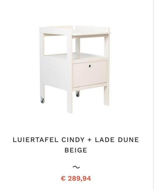 Witte luiertafel CINDY+ LADE DUNE, Kinderen en Baby's, Badjes en Verzorging, Gebruikt, Overige merken, Ophalen