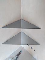 glazen schappen, Huis en Inrichting, Woonaccessoires | Wandplanken en Boekenplanken, Ophalen, Zo goed als nieuw