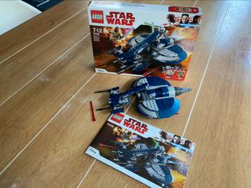 Lego Star Wars 75199 General Grievous- Combat Speeder, Enlèvement ou Envoi, Utilisé, Ensemble complet, Lego
