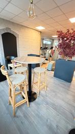 Statafel rond, Huis en Inrichting, Tafels | Statafels, Ophalen, Gebruikt