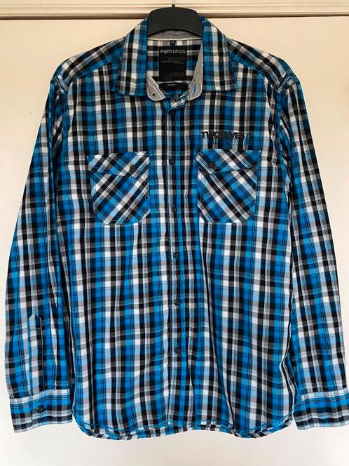 Chemise Angelo Litrico C&A taille xl / 43-44, Vêtements | Hommes, Chemises, Comme neuf, Tour de cou 43/44 (XL), Bleu