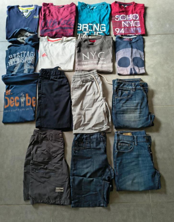 Lot kledij maat 170-176, Kinderen en Baby's, Kinderkleding | Maat 170, Gebruikt, Jongen, Ophalen