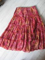 Veelkleurige jurk lange rok 38/40 merk 1-2-3, Kleding | Dames, Rokken, Maat 38/40 (M), Autre, Overige kleuren, Ophalen of Verzenden