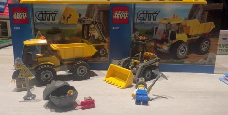 249. Lego City #4201 : Loader And Dump Truck, Kinderen en Baby's, Speelgoed | Duplo en Lego, Zo goed als nieuw, Lego, Complete set